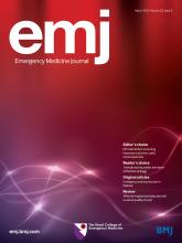 Emergency Medicine Journal: 32 (3)